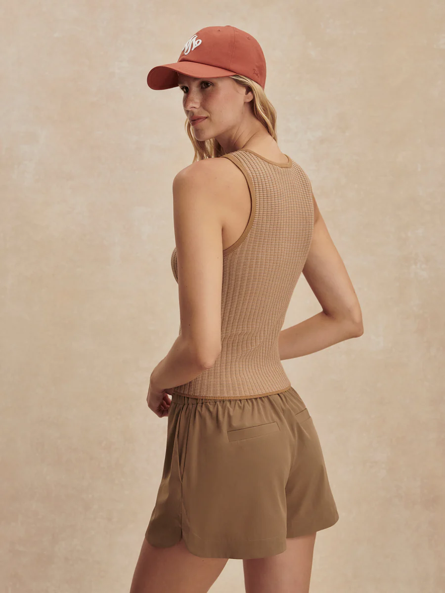 Hanson Rib Tank-Mid Tan