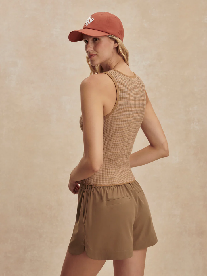 Hanson Rib Tank-Mid Tan