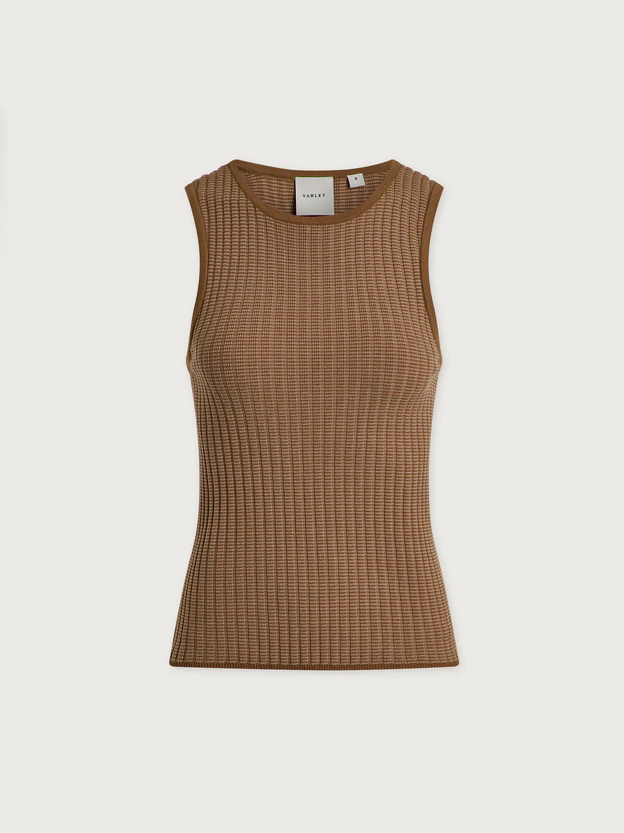 Hanson Rib Tank-Mid Tan