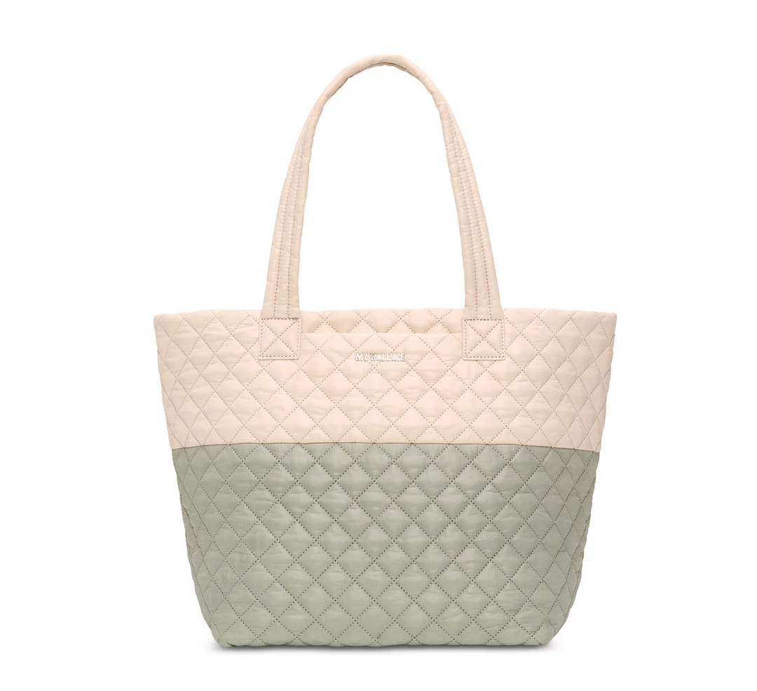 Metro Tote Deluxe Agave Green/Buff  -Medium