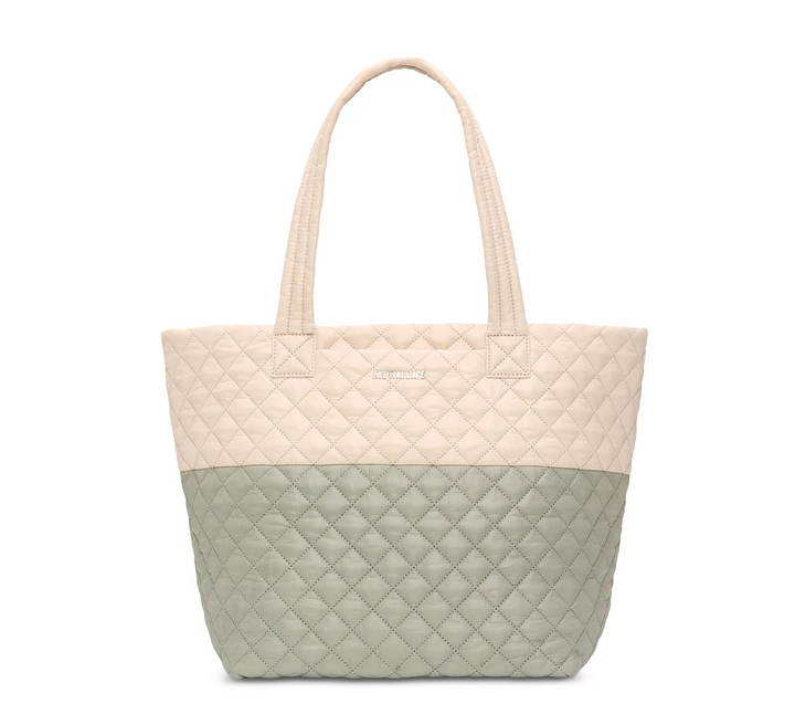 Metro Tote Deluxe Agave Green/Buff  -Medium