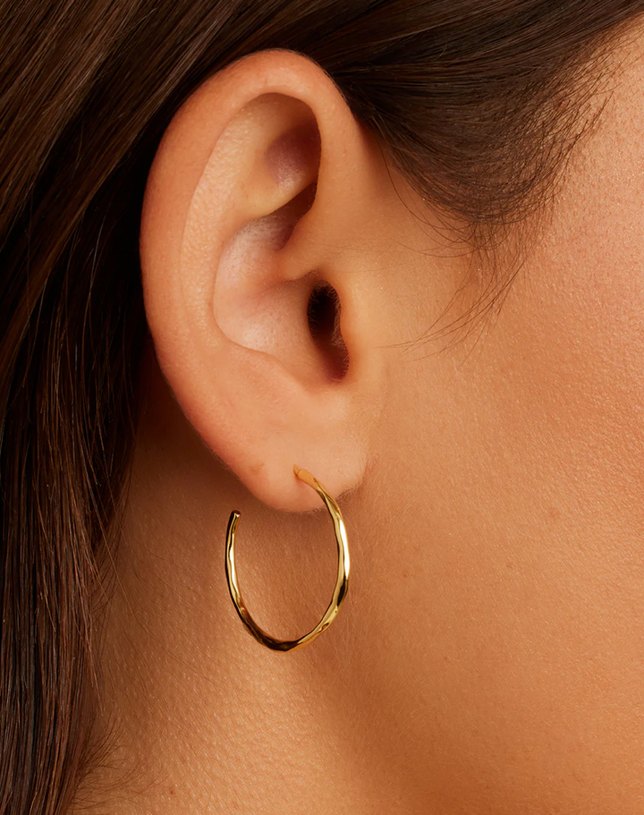 Taner Small Hoops - Gold