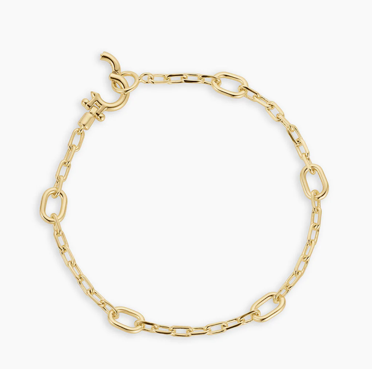 Parker Charm Link Bracelet Gold