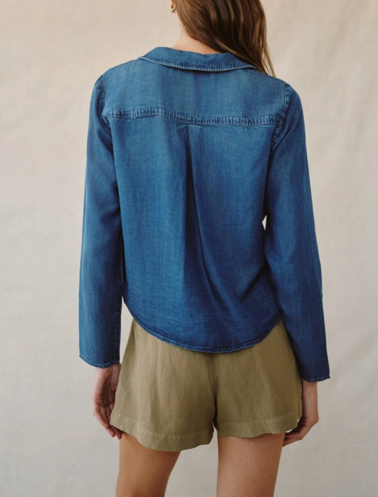 Puritan Collar Shirt Moonlit Wash