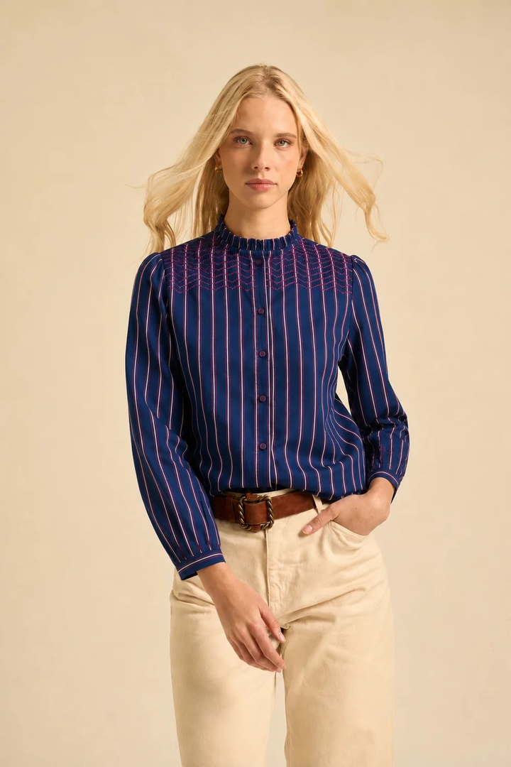 SONMER Luna Blouse Navy