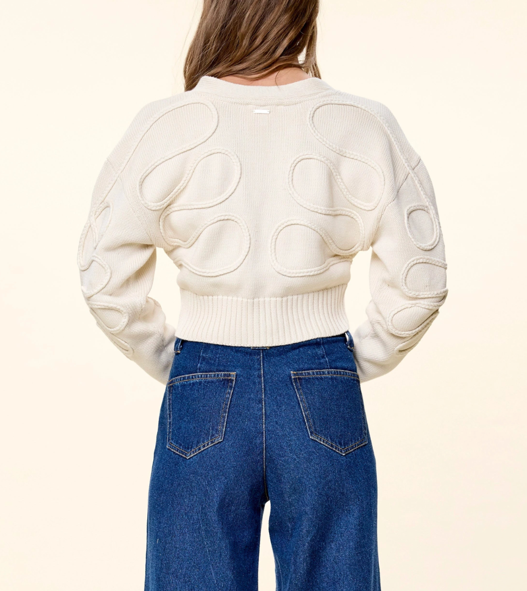 Cher Sweater-Eggnog