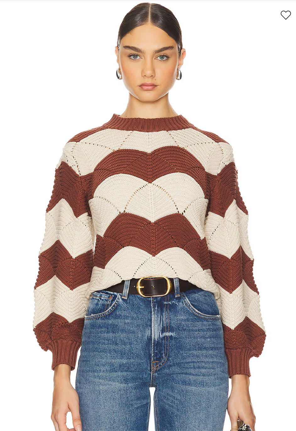 Kori Sweater Ivory/Terracotta