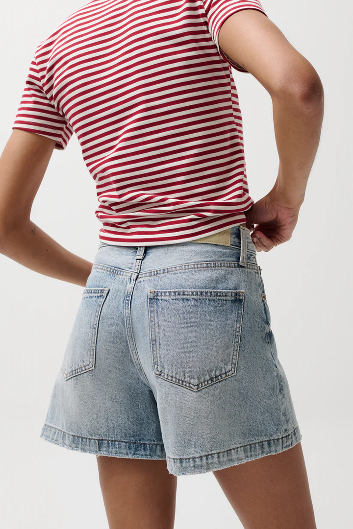 Sage High Rise Short-French Riviera