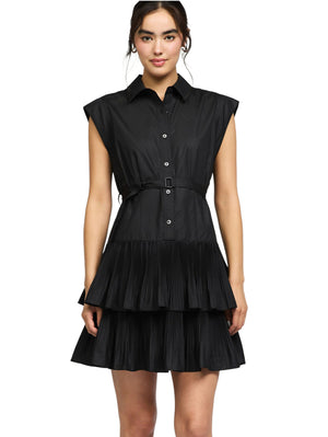 Belted Dress Black