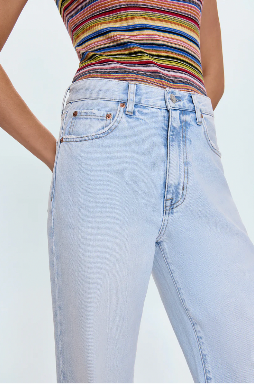 Hendrix High Rise Baggy Jean - Waterfall
