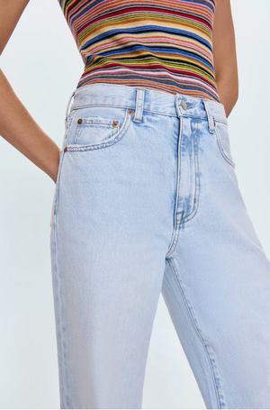 Hendrix High Rise Baggy Jean - Waterfall