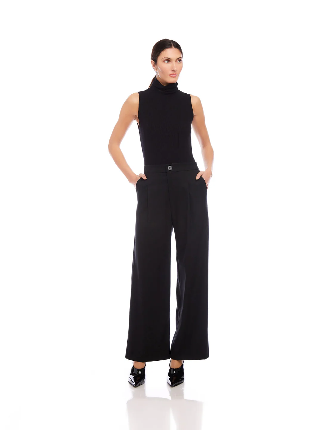 Mina High Waist Pant Black