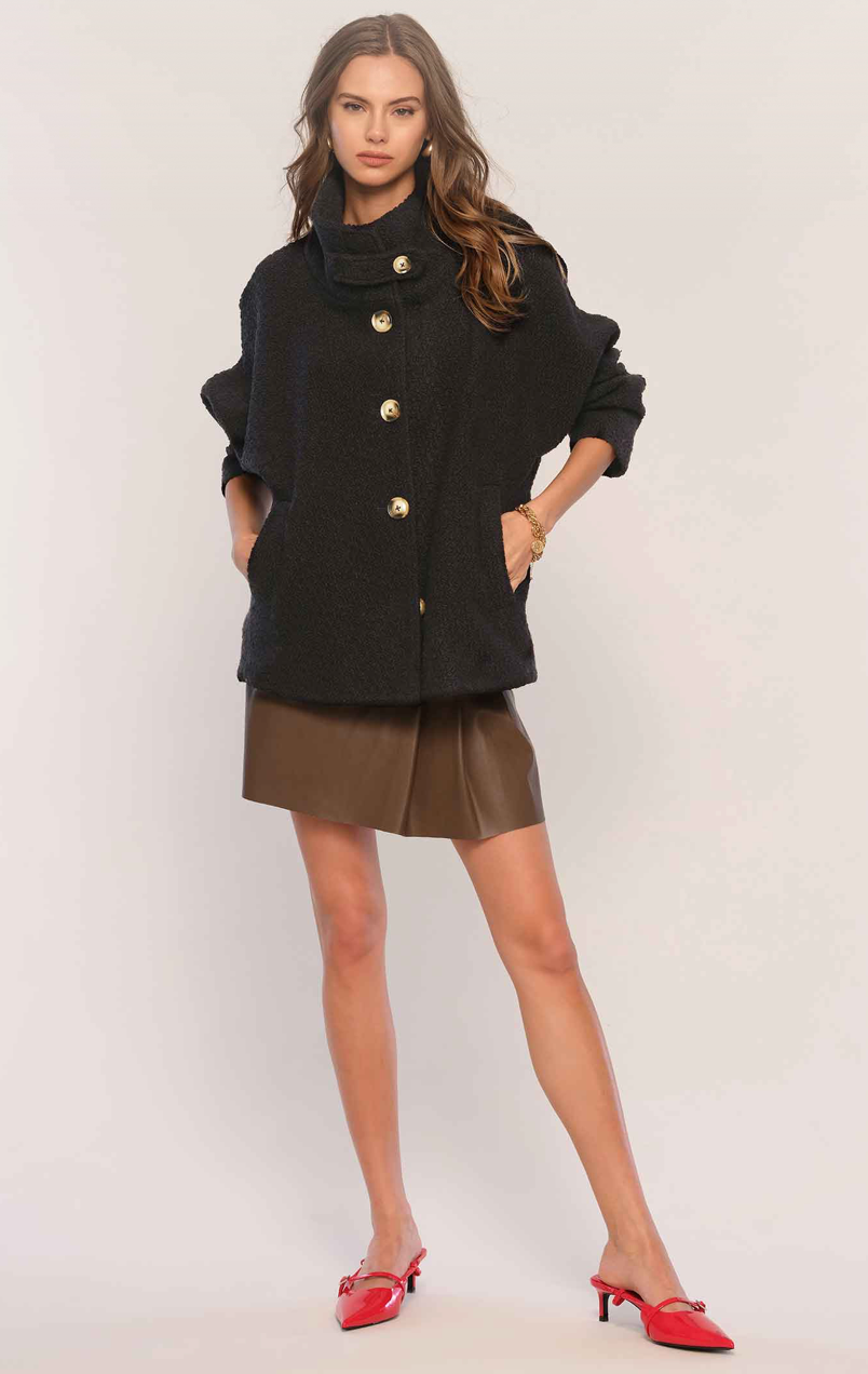 Lena Coat Black