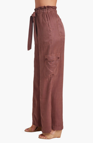 Echo High Waisted Seam Pant Paradise Brown