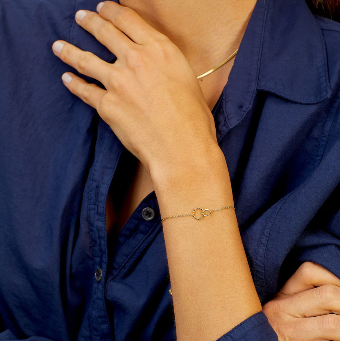 Crew Charm Bracelet Gold