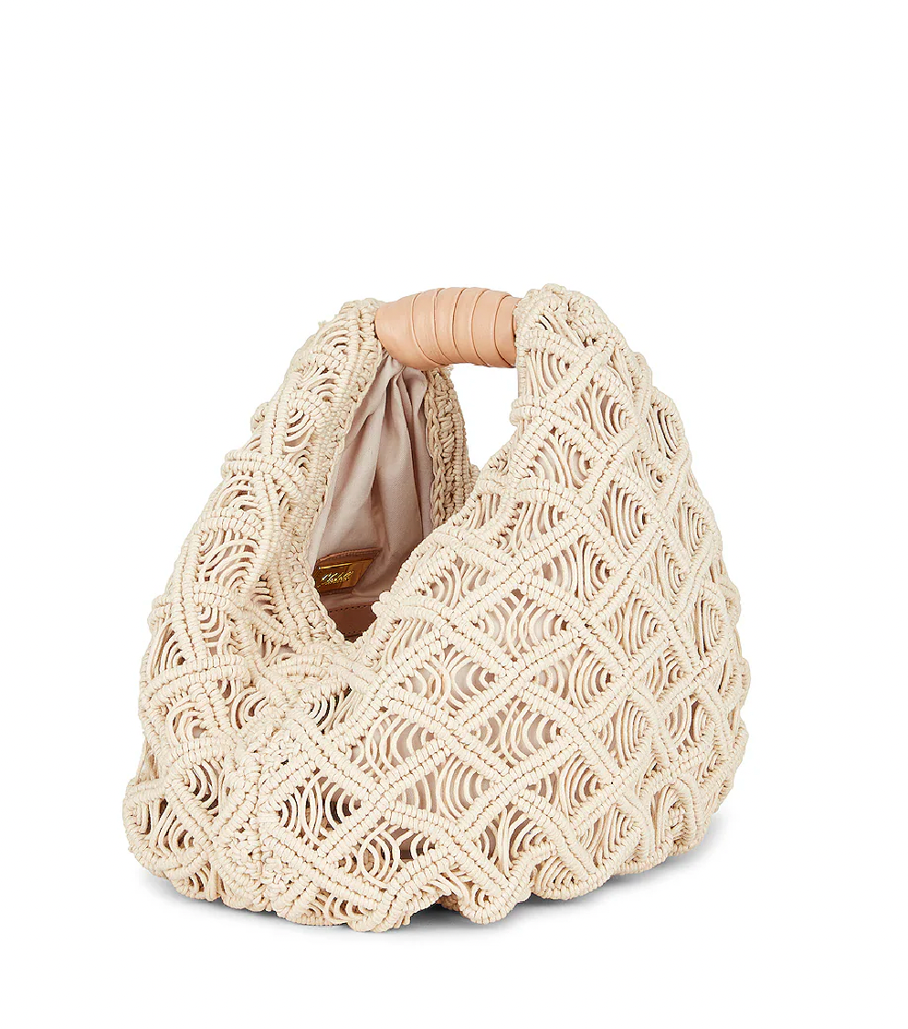 Nia Crochet Bag Ivory
