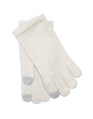 Recycled Echo Touch Glove Ivory