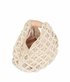 Nia Crochet Bag Ivory