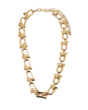 Gold Tulip Link Chain